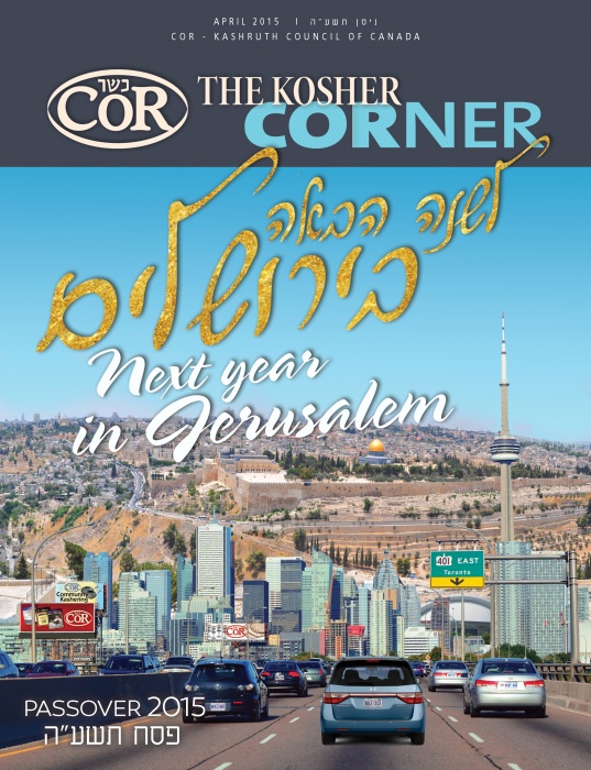 2015 Cor Passover Magazine Title Image
