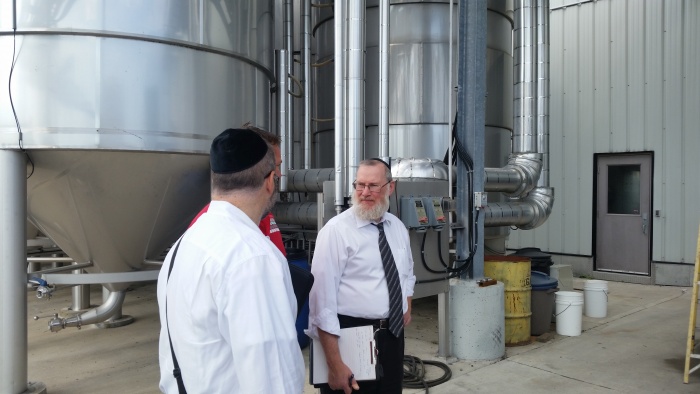 Rabbi J. Norman, Cor Rabbinic Coordinator On An Inspection Visit Title Image
