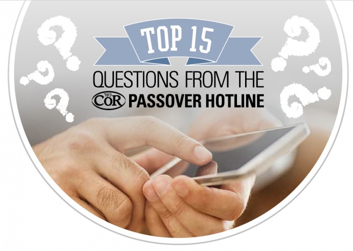 Cor's Top Fifteen Passover Questions Title Image