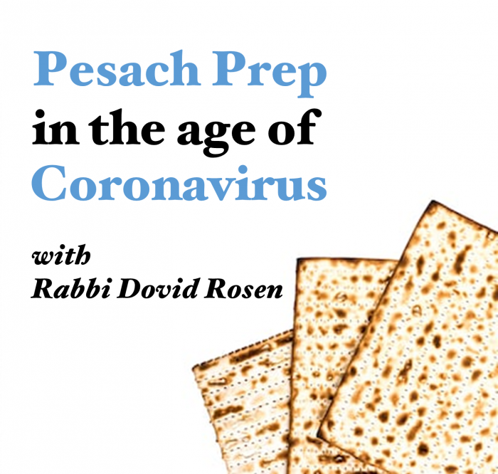 Corcast Episode 14: Pesach Prep In The Age Of Coronavirus With Rabbi Dovid Rosen Title Image