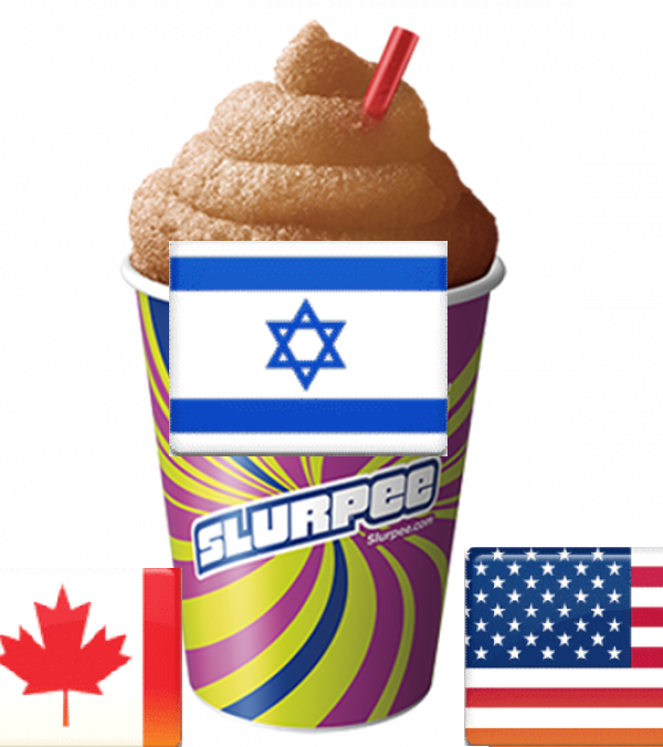 Jewish people love the Slurpee