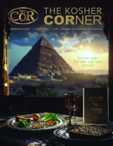 Cor Passover 2026 Front Cover